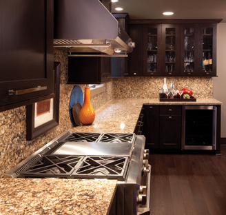 Burke's granite counters