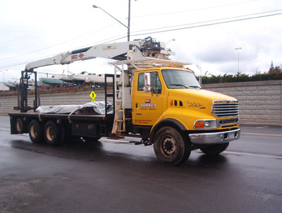 Burke's delivery truck
