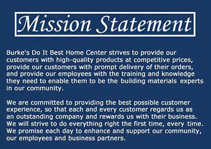 Our Mission Statement